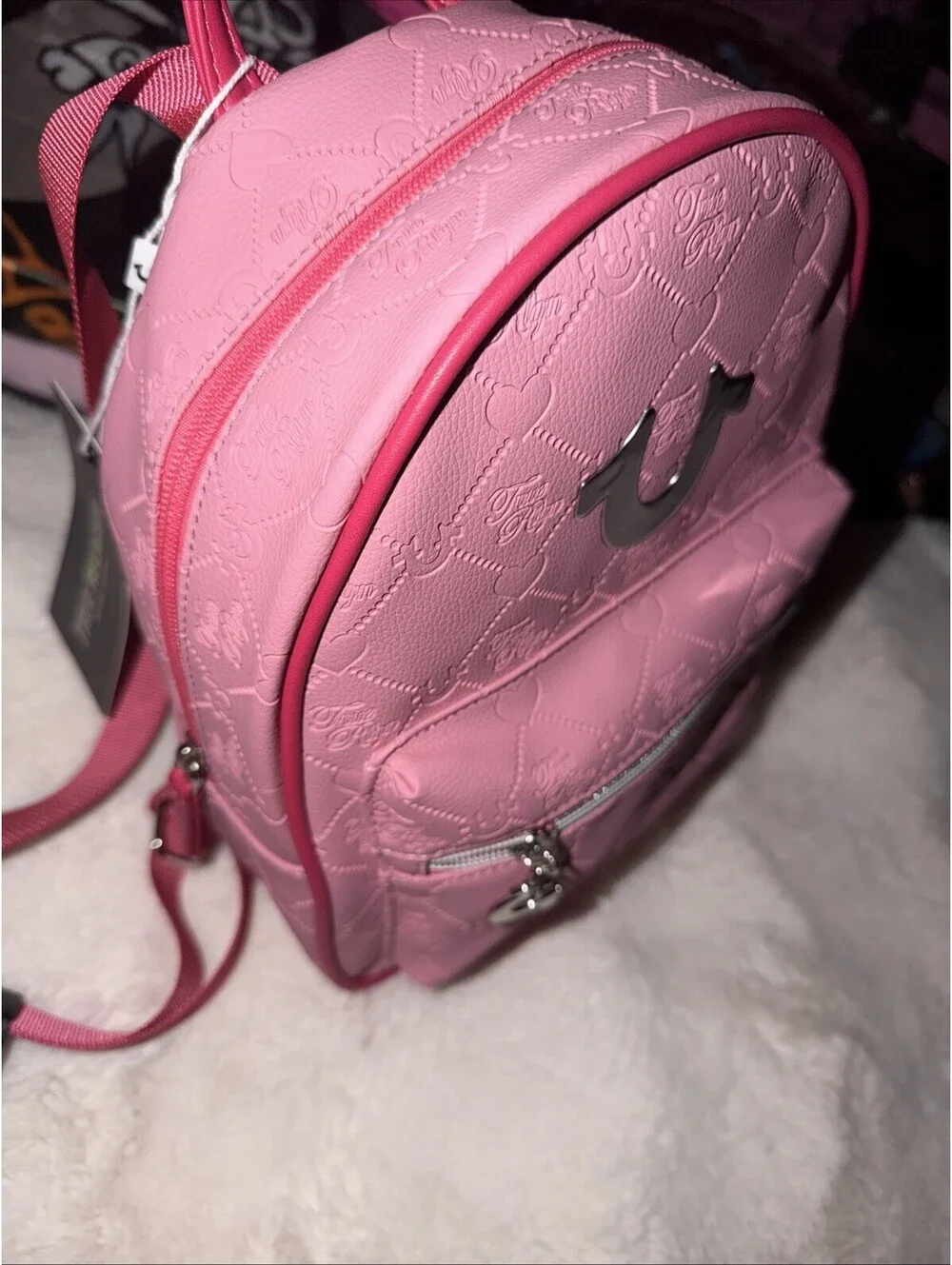 True Religion Horseshoe Mini Backpack Women’s Pink